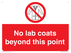 No lab coats beyond this point